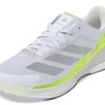 adidas Courtquick W Padel, Scarpe Donna, Cloud White/Silver Metallic/Lucid Pink