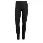 adidas Donna Essentials Linear Cotton Leggings, Black/White