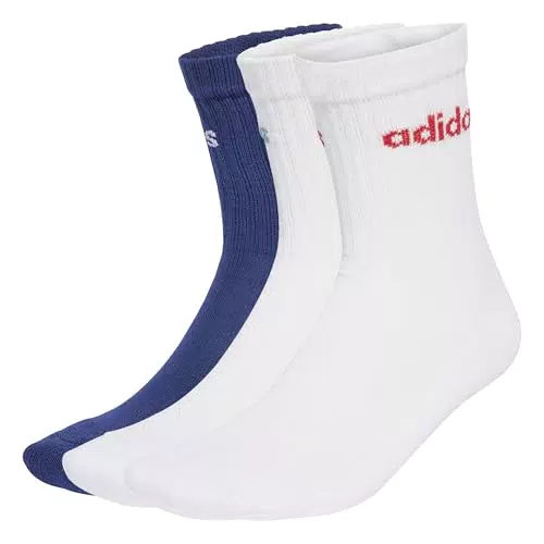 Adidas Linear Crew Calzini Comfort Unisex per Adulti