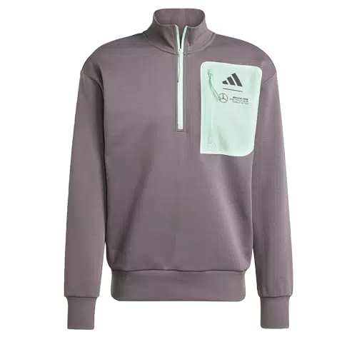 Adidas Mercedes AMG Petronas Formula One Team Premium Woven Fleece Top Uomo