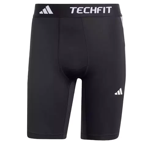 adidas Techfit Compression 3-Stripes Short Tights da Uomo per Allenamento