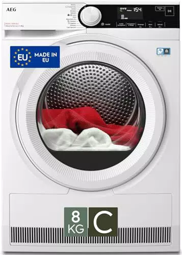 AEG Serie 8000 TR8D83GW Asciugatrice a Pompa di Calore con Tecnologia AbsoluteCare