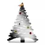 Alessi Bark for Christmas BM06 decorazione natalizia design albero acciaio inox