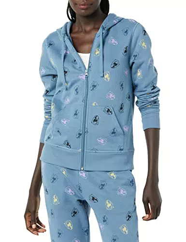 Amazon Essentials Disney, Marvel, Star Wars Felpe con Cappuccio in Pile con Cerniera Integrale Donna