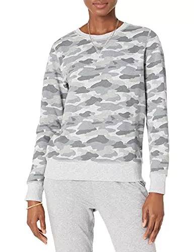 Amazon Essentials Felpa Girocollo in Pile di French Terry Donna