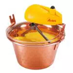 Ardes AR24AM40 Paiolo in Rame con Mescolatore Elettrico per Polenta e Marmellata