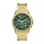 Armani Exchange orologio uomo cronografo al quarzo con cinturino in acciaio