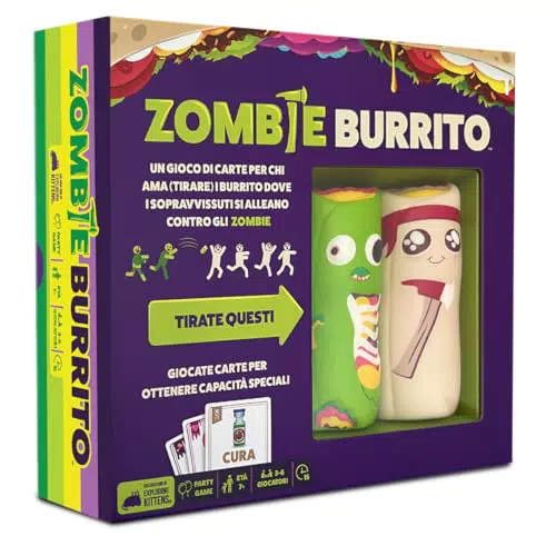 Asmodee Zombie Burrito - Gioco da Tavolo per Famiglie e Bambini dagli 7 Anni