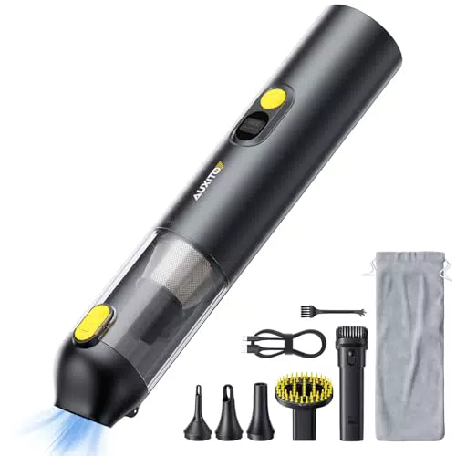 AUXITO Aspirabriciole Senza Fili Potente 24000Pa per Auto, Casa e Ufficio