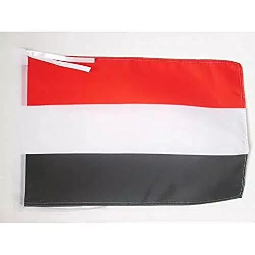 AZ FLAG Bandiera Yemen con cordicelle – Bandiera yemenita di alta qualità
