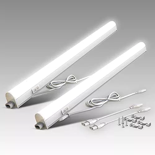 B.K.Licht lampada LED sottopensile cucina 4000K con interruttore on/off, IP20