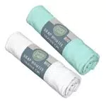 babyCalin Set Lenzuola con Angoli per Lettino 70x140 cm