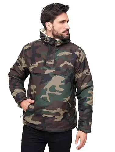 Brandit Sherpa Windbreaker da uomo modello Sherpa resistente al vento