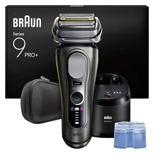 Braun Serie 9 Pro 9665cc Rasoio Elettrico Barba Wet&Dry con Stazione SmartCare