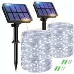 btfarm Catena Luminosa Solare LED Impermeabile per Esterni Giardino Natale