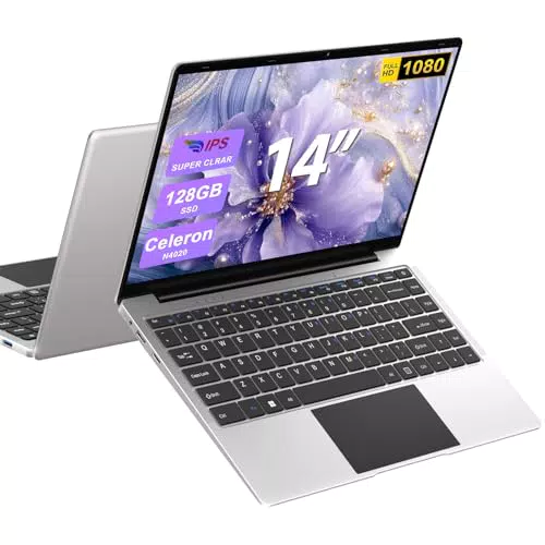 bvate Notebook 14" FXJ-002, Windows 11, Celeron N4020, SSD 1TB espandibile, WiFi