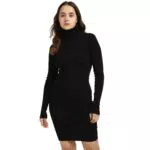 Calvin Klein abito in maglia donna modello Woven Label Tight Sweater Dress