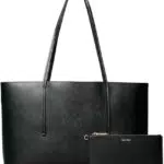 Calvin Klein Borsa Tote da Donna con Logo Foil e Custodia Estraibile
