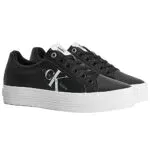 Calvin Klein Sneakers Donna Vulcanizzate Vulc Flatform Laceup Low Lth Zeppa