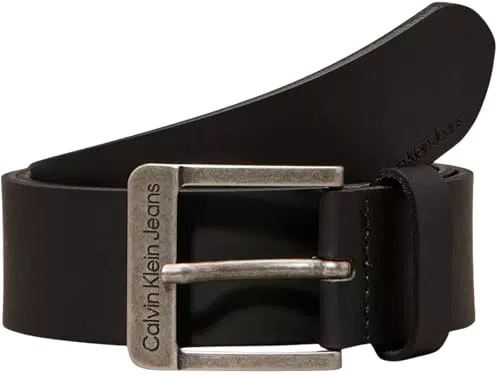 Calvin Klein Cintura Uomo in Pelle CKJ Belt 4.0 cm