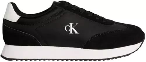 Calvin Klein Sneakers Uomo in Pelle Retro Running Lace Up