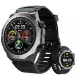 Cillso Smartwatch Uomo Militare con Chiamate, Fitness Tracker, Cardiofrequenzimetro