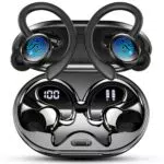 Auricolari Bluetooth Sport con Cancellazione Rumore, Stereo HiFi e Display LED