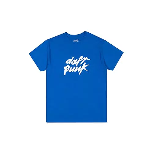 Daft Punk Maglietta Unisex con Logo Ufficiale Classic Merch