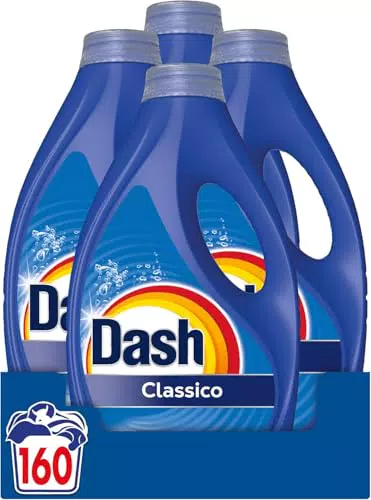 Dash Power detersivo liquido per lavatrice classico, rimozione macchie e igiene