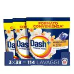 Dash Power Pods detersivo capsule lavatrice con freschezza Lenor e vaniglia