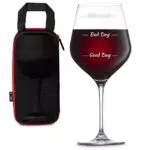 diVinto Bicchiere da Vino Gigante Who Cares – Idea Regalo per Amanti del Vino