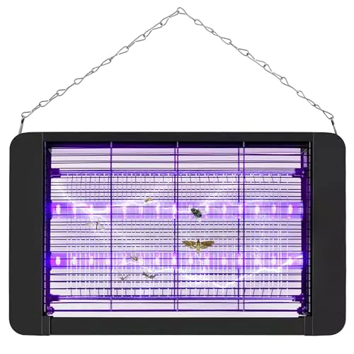 DJROLL Zanzariera Elettrica LED UV Antizanzare Trappola Insetti Risparmio Energetico