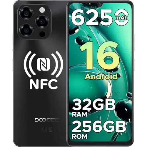 DOOGEE Note 58 Pro Smartphone Android 256GB, Dual SIM 4G, Display 6.75" 90Hz