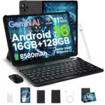 DOOGEE U11 Tablet Android 11, 16GB RAM, 128GB, Tastiera, Penna, Mouse, Case