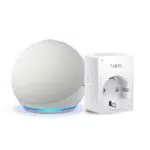 Amazon Echo Dot 5ª generazione con presa intelligente TP-Link Tapo compatibile Alexa