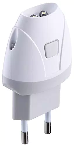Electraline 58303 torcia d’emergenza automatica LED con funzione luce di cortesia