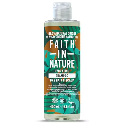 Faith in Nature Shampoo Naturale al Cocco Idratante Vegan per Capelli Secchi