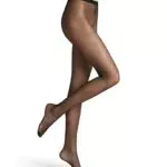 FALKE Pure Matt 20 DEN W Ti trasparenti velati tinta unita 1 pezzo