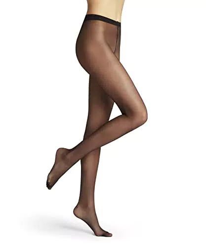 FALKE Pure Matt 20 DEN W Ti trasparenti velati tinta unita 1 pezzo