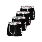 FILA Boxer Uomo in Cotone Ultra Morbido e Antiscivolo
