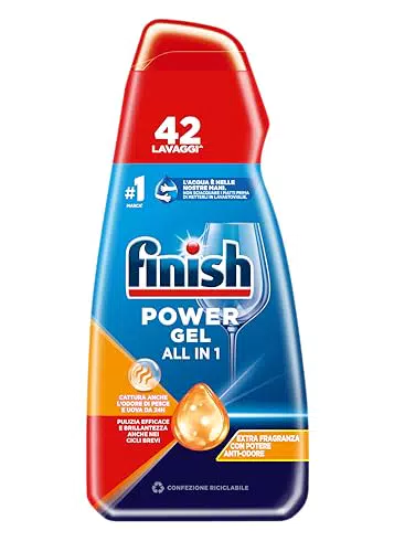 Finish Powergel Detersivo Lavastoviglie Fresh, Gel Lavastoviglie