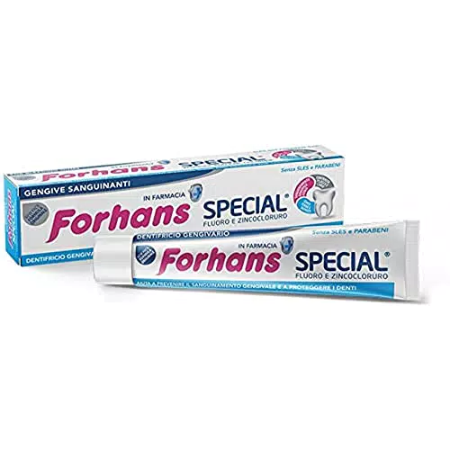 Forhans Dentifricio Special con Zinco Cloruro per gengive sensibili