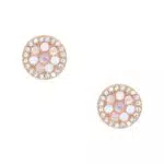 Fossil Orecchini da Donna in Acciaio Inossidabile con Chiusura a Scatto