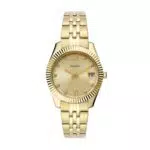 Fossil Scarlette Orologio da Donna con Movimento al Quarzo e Cinturino in Acciaio