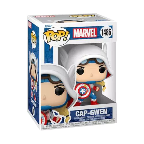 Funko Pop! Marvel Gwen Captain America – Figura da Collezione in Vinile