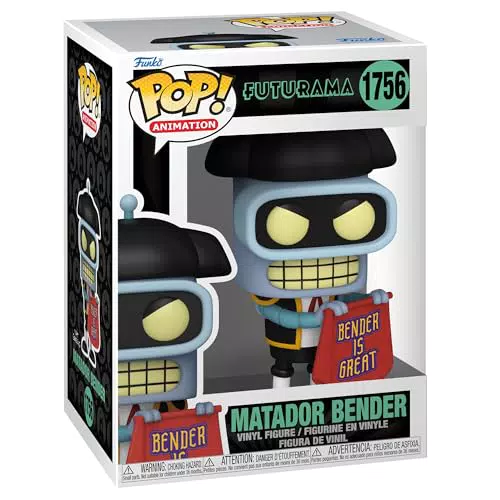 Funko POP TV Futurama Bender Matador Figura in Vinile da Collezione