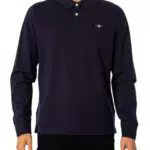 GANT Reg Shield LS Pique Rugger Polo