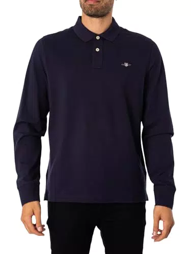 GANT Reg Shield LS Pique Rugger Polo
