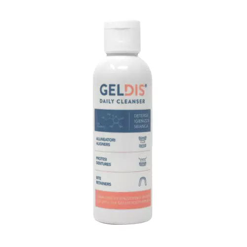 Geldis Daily Cleanser Gel Detergente Igienizzante per Mascherine e Apparecchi Ortodontici