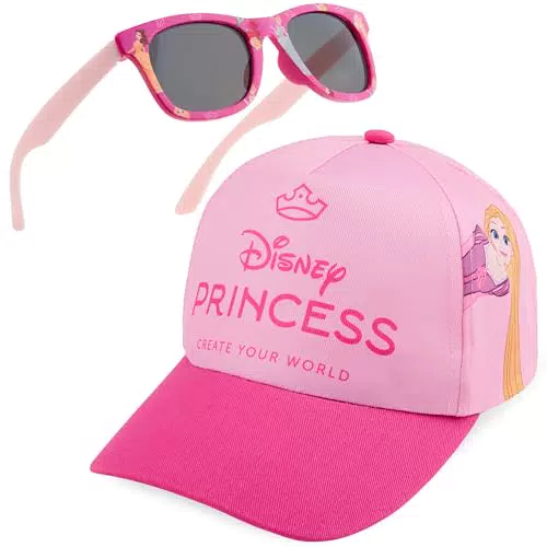 Disney Princess Set Occhiali da Sole e Cappello Bambina con Protezione UV400